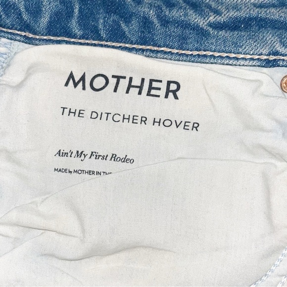 MOTHER Superior Jeans The Ditcher Hover in Ain’t My First Rodeo Sz 30 Straight - Picture 11 of 12